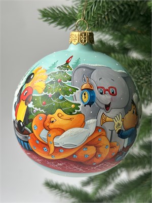 Ёлочный шар "38 попугаев" 2971